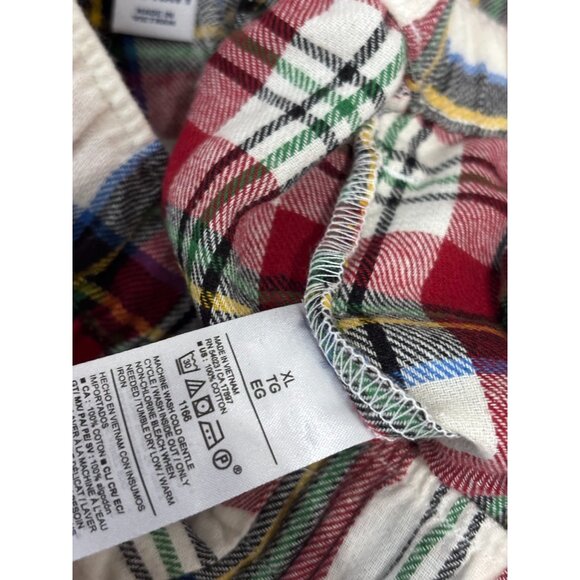 Old Navy Womens Flannel Pajama Pants Size XL Christmas Plaid 100% Cotton NWT - Picture 5 of 6